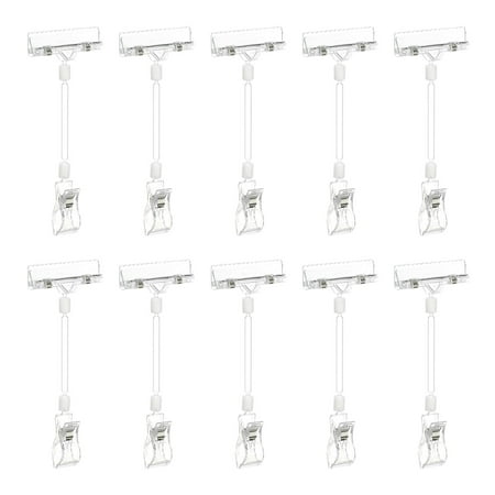Uxcell Adjustable Plastic Sign Clip 210mm 360 Degree Rotatable Bending Merchandise Clip for Store Office Clear 12 Pack
Uxcell Adjustable Plastic Sign Clip 210mm 360 Degree Rotatable Bending Merchandise Clip for Store Office Clear 12 Pack