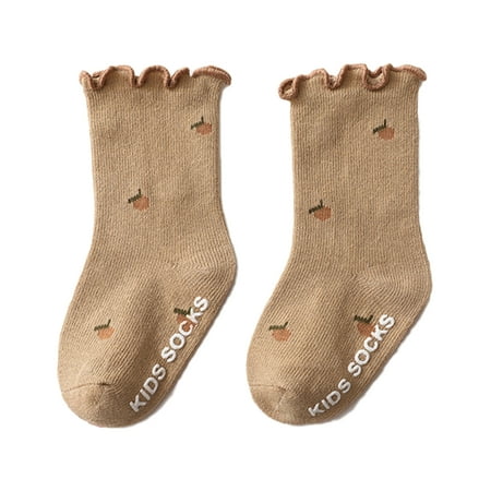 UDIYO 1 Pair 0-5 Years Baby Girls Socks Ruffle Floral Pattern Autumn Winter Middle Tube Anti Skid Stretchy Socks for Walking Learning
UDIYO 1 Pair 0-5 Years Baby Girls Socks Ruffle Floral Pattern Autumn Winter Middle Tube Anti Skid Stretchy Socks for Walking Learning