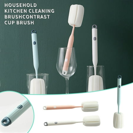 Inkach 1Pcs Sponge Long Handle Cleaning Brush Household Kitchen Cleaning Brush Cup Brush
Inkach 1Pcs Sponge Long Handle Cleaning Brush Household Kitchen Cleaning Brush Cup Brush