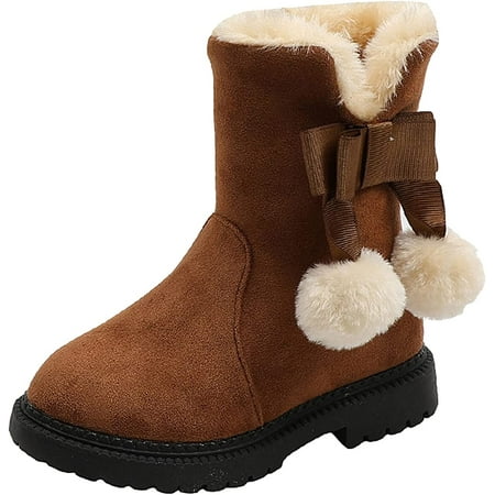 QWZNDZGR Girls Snow Boots Winter Shoes Fuzzy Boots Leather Waterproof Boots Anti-Slip Rubber Sole Kids Winter Shoes
QWZNDZGR Girls Snow Boots Winter Shoes Fuzzy Boots Leather Waterproof Boots Anti-Slip Rubber Sole Kids Winter Shoes