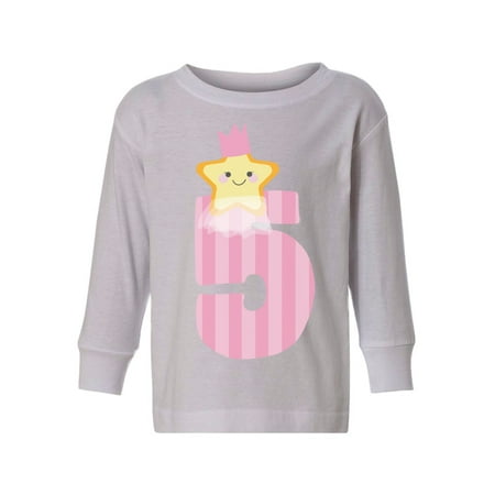 Awkward Styles 5th Birthday Girl Toddler Long Sleeve Shirt Little Star Kids T-Shirt
Awkward Styles 5th Birthday Girl Toddler Long Sleeve Shirt Little Star Kids T-Shirt