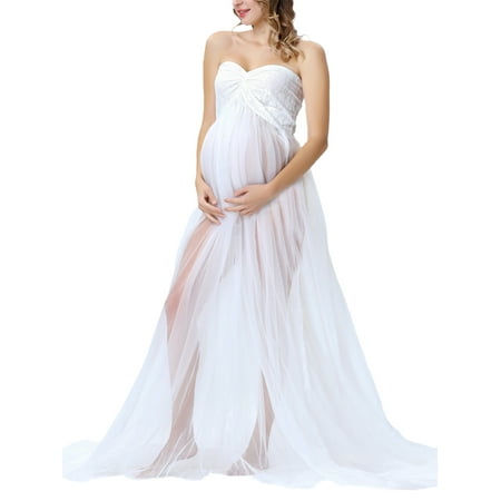 TFFR Maternity Dress for Photography Lace Wrap Chest Strapless Backless Tulle Gown Long Pregnancy
TFFR Maternity Dress for Photography Lace Wrap Chest Strapless Backless Tulle Gown Long Pregnancy