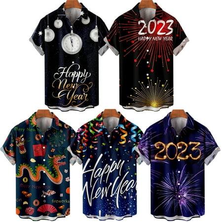 MLFU Plus Size New Year Button Down Polo Shirts Stylish Holiday Blouses Sizes Kids-Adult Unisex
MLFU Plus Size New Year Button Down Polo Shirts Stylish Holiday Blouses Sizes Kids-Adult Unisex