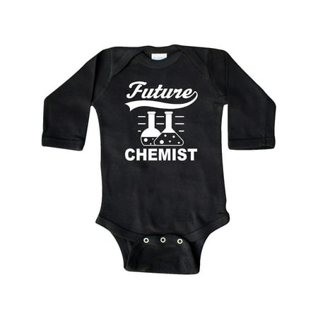 Inktastic Future Chemist Gift for Baby Gift Baby Boy or Baby Girl Long Sleeve Bodysuit