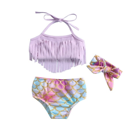 Summer Toddler Girls Bowknot Tassel Three Piece Swimwear Swimsuit Bikini Headband Set
Summer Toddler Girls Bowknot Tassel Three Piece Swimwear Swimsuit Bikini Headband Set