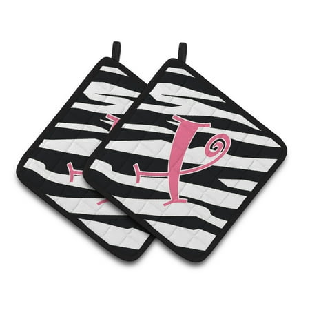 Carolines Treasures CJ1037-XPTHD Letter X Initial Zebra Stripe and Pink Pair of Pot Holders 7.5HX7.5W multicolor
Carolines Treasures CJ1037-XPTHD Letter X Initial Zebra Stripe and Pink Pair of Pot Holders 7.5HX7.5W multicolor