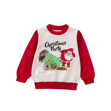 Dadaria Baby Girl Boy Clothes Christmas Outfit 2-7T Toddler Kids Baby Boys Girls Letter Santa Printing Sweatshirt T-shirt Red 120 Toddler
Dadaria Baby Girl Boy Clothes Christmas Outfit 2-7T Toddler Kids Baby Boys Girls Letter Santa Printing Sweatshirt T-shirt Red 120 Toddler