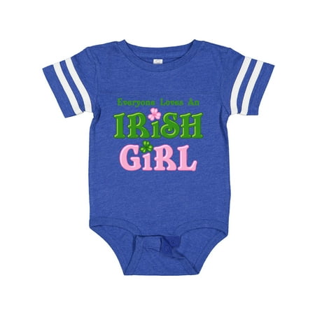 Inktastic Loves an Irish Girl Gift Baby Girl Bodysuit