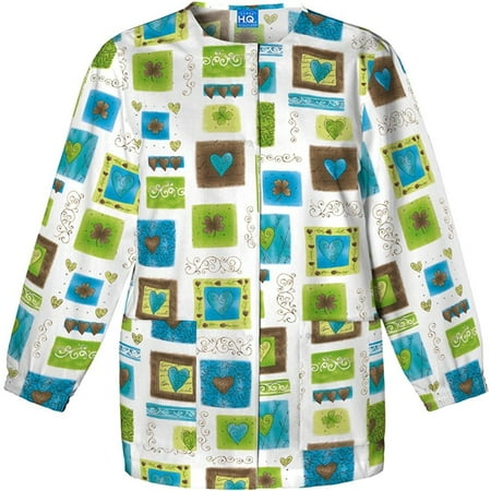 Workwear Prints Women Scrubs Jacket Snap Front Warm Up 4350 S Victorian Hearts 65% Polyester 35% Cotton
Workwear Prints Women Scrubs Jacket Snap Front Warm Up 4350 S Victorian Hearts 65% Polyester 35% Cotton