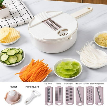 12 In 1 Multi-Function Vegetable Chopper Carrots Potatoes Manually Cut Shred Slicer Radish Grater Kitchen Tools Vegetable Cutter
12 In 1 Multi-Function Vegetable Chopper Carrots Potatoes Manually Cut Shred Slicer Radish Grater Kitchen Tools Vegetable Cutter