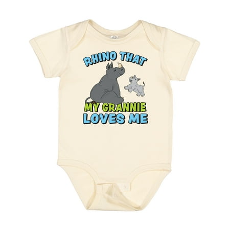 Inktastic Rhino That My Great Grannie Loves Me with Cute Rhinos Gift Baby Boy or Baby Girl Bodysuit
Inktastic Rhino That My Great Grannie Loves Me with Cute Rhinos Gift Baby Boy or Baby Girl Bodysuit