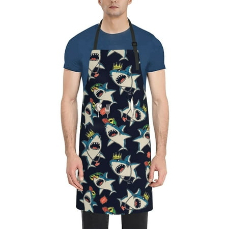 Ocsxa Cartoon Sharks Apron With Pockets Kitchen Bib Waterproof Resistant Women Men Unisex Adjustable
Ocsxa Cartoon Sharks Apron With Pockets Kitchen Bib Waterproof Resistant Women Men Unisex Adjustable