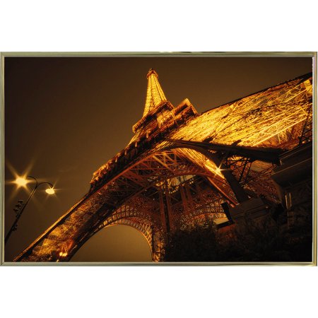 Side Effect-SEBLOR112540 Print 14.5"x21.5" by Sebastien Lory in a Gold Metal Frame