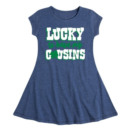Instant Message - St. Patrick s Day - Lucky to Have My Cousins - Toddler And Youth Girls Fit And Flare Dress
Instant Message - St. Patrick s Day - Lucky to Have My Cousins - Toddler And Youth Girls Fit And Flare Dress