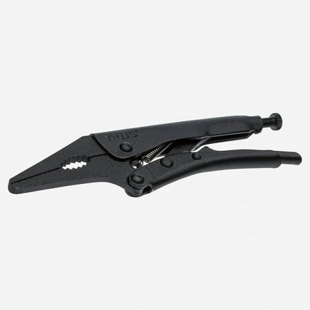 NWS 183L-11-150 6 Long Flat Grip Pliers - Atramentized
