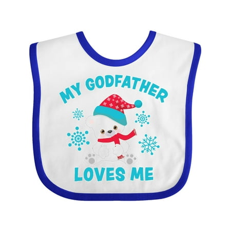 Inktastic Polar Bear My Godfather Loves Me in Santa Hat Gift Baby Boy or Baby Girl Bib
Inktastic Polar Bear My Godfather Loves Me in Santa Hat Gift Baby Boy or Baby Girl Bib
