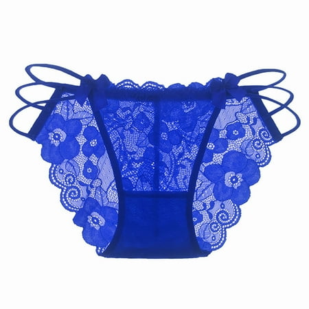 CLZOUD Lingerie for Women Panty Blue Lace Women Breathable Lace Panties Hollow Low Waist Briefs Cotton Crotch Panties
CLZOUD Lingerie for Women Panty Blue Lace Women Breathable Lace Panties Hollow Low Waist Briefs Cotton Crotch Panties