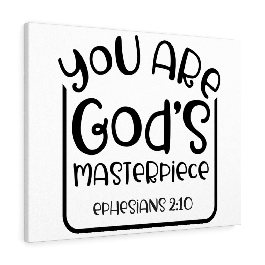 Scripture Walls Are God S Masterpiece Ephesians Bible Verse Canvas