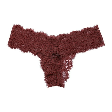 Spdoo Women s Hipster Lace Trim G-String Thongs Underwear Panties Low Rise Breathable Female Intimates Lingerie
Spdoo Women s Hipster Lace Trim G-String Thongs Underwear Panties Low Rise Breathable Female Intimates Lingerie