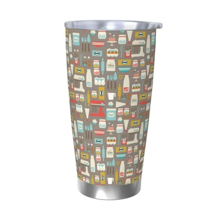 Gaeub Kitchen Food Print 20-Ounce Stainless Steel Car Cup Tumblers Cups with Lids and Straw Coffee Cups for Adults Kids Home Car Office School Travel Party-Without Straw
Gaeub Kitchen Food Print 20-Ounce Stainless Steel Car Cup Tumblers Cups with Lids and Straw Coffee Cups for Adults Kids Home Car Office School Travel Party-Without Straw