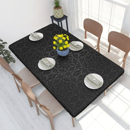 Home Deluxe Tablecloth Classical Ethnic Pattern (5) Waterproof Elastic Rim Edged Table Cover- For Christmas Parties And Picnics 4ft
Home Deluxe Tablecloth Classical Ethnic Pattern (5) Waterproof Elastic Rim Edged Table Cover- For Christmas Parties And Picnics 4ft