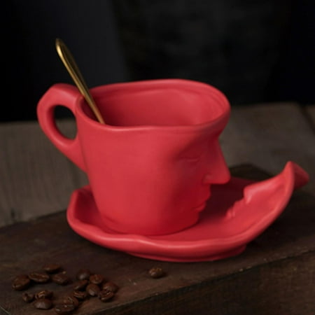 Human Face Kissing Mugs Juice Water Cup Ceramic Coffee Mug Espresso Mugs Milk Tea Mugs Table Arts for Chocolate Tea Cappuccino Milk Beverage Red
Human Face Kissing Mugs Juice Water Cup Ceramic Coffee Mug Espresso Mugs Milk Tea Mugs Table Arts for Chocolate Tea Cappuccino Milk Beverage Red