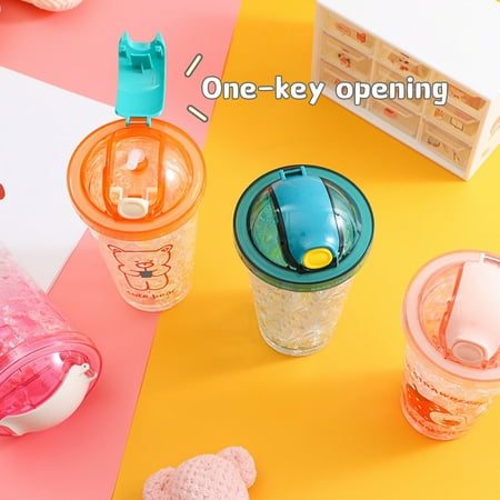 450ml Dustproof Lid Straw Cup Shockproof PS One-key Opening Delicate Straw Mug for Student
450ml Dustproof Lid Straw Cup Shockproof PS One-key Opening Delicate Straw Mug for Student