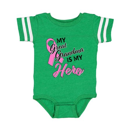 Inktastic My Great Grandma is my Hero- Breast Cancer Awareness Gift Baby Boy or Baby Girl Bodysuit
Inktastic My Great Grandma is my Hero- Breast Cancer Awareness Gift Baby Boy or Baby Girl Bodysuit