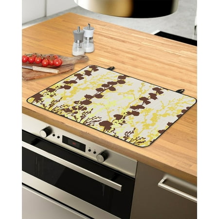 Yellow Brown Gray Botanical Stove Top Covers for Electric Stove Heat Insulation Fireproof Glass Cooktop Cover Counter Top Glass Stove Cover 36 x21 Watercolor Rustic Abstract Art
Yellow Brown Gray Botanical Stove Top Covers for Electric Stove Heat Insulation Fireproof Glass Cooktop Cover Counter Top Glass Stove Cover 36 x21 Watercolor Rustic Abstract Art