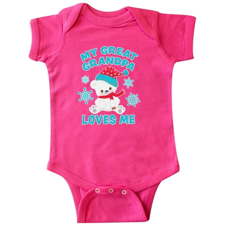 Inktastic Polar Bear My Great Grandpa Loves Me in Santa Hat Gift Baby Boy or Baby Girl Bodysuit
Inktastic Polar Bear My Great Grandpa Loves Me in Santa Hat Gift Baby Boy or Baby Girl Bodysuit