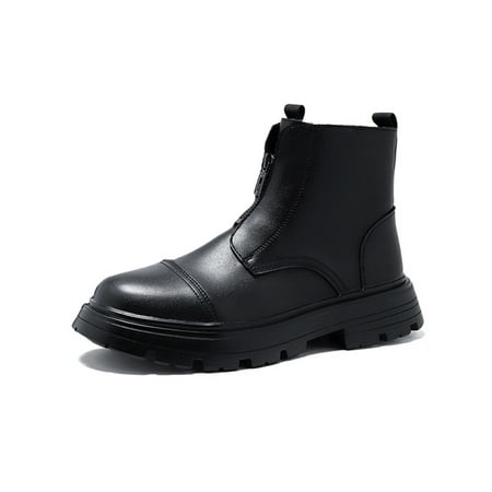 Crocowalk Men Chelsea Boot Zip Up Fashion Bootie Platform Ankle Boots Waterproof Round Toe Vintage Booties Mens Comfort British Winter Shoes Plush Lining Black 6
Crocowalk Men Chelsea Boot Zip Up Fashion Bootie Platform Ankle Boots Waterproof Round Toe Vintage Booties Mens Comfort British Winter Shoes Plush Lining Black 6