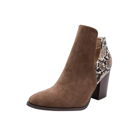 Winter Savings Clearance Deals 2022! Juebong Women Boots Pointed Shoes Winter Snake Pattern Fashion Splicing High Heel Shoes Square Heel
Winter Savings Clearance Deals 2022! Juebong Women Boots Pointed Shoes Winter Snake Pattern Fashion Splicing High Heel Shoes Square Heel