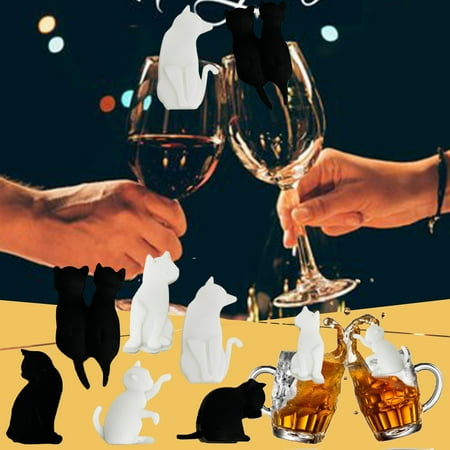Wall Mount Rack Horizontal Fridge Can Holder 16oz Stemware Hanger Metal Shelf Holder 6pcs Cat Drink Markers Animal Cat Kitty Charms Silicone Glass Markers
Wall Mount Rack Horizontal Fridge Can Holder 16oz Stemware Hanger Metal Shelf Holder 6pcs Cat Drink Markers Animal Cat Kitty Charms Silicone Glass Markers