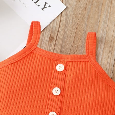 NECHOLOGY Toddler Girls Sleeveless Vest Tops And Floral Prints Shorts Outfits Christmas Baby Clothes Childrenscostume Orange 9-12 Months
NECHOLOGY Toddler Girls Sleeveless Vest Tops And Floral Prints Shorts Outfits Christmas Baby Clothes Childrenscostume Orange 9-12 Months