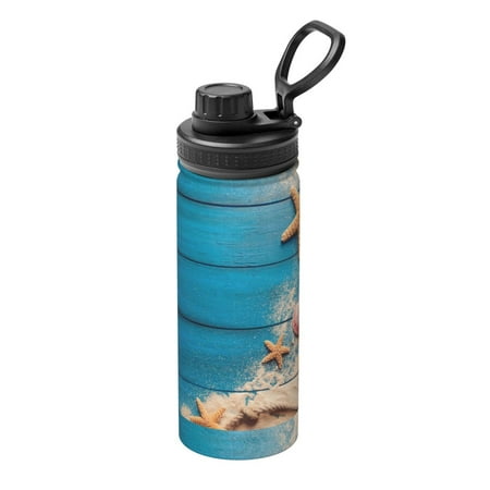 Uemuo Shells and Starfish 18OZ Insulated Kettle Sports Water Bottle Stainless Steel Kettle Vacuum Insulated Flask Flip Lid Travel Mug
Uemuo Shells and Starfish 18OZ Insulated Kettle Sports Water Bottle Stainless Steel Kettle Vacuum Insulated Flask Flip Lid Travel Mug