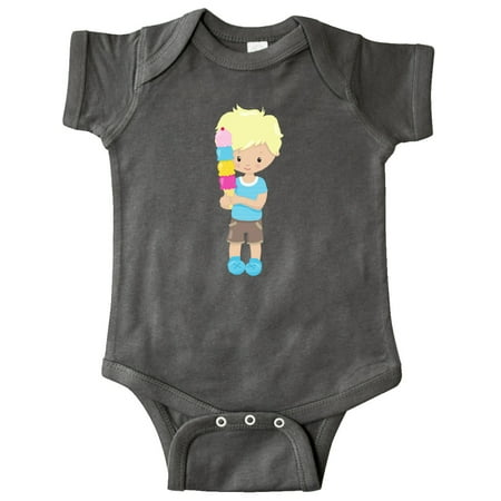 Inktastic Boy With Ice Cream Blond Hair Blue Shirt Shorts Gift Baby Boy Bodysuit
Inktastic Boy With Ice Cream Blond Hair Blue Shirt Shorts Gift Baby Boy Bodysuit