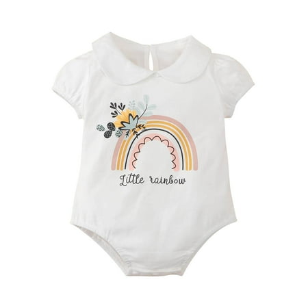 TUOBARR Baby Girl Romper Summer Children Toddler Girls Doll Collar Short-sleeved Shorts Romper Jumpsuit Orange
TUOBARR Baby Girl Romper Summer Children Toddler Girls Doll Collar Short-sleeved Shorts Romper Jumpsuit Orange