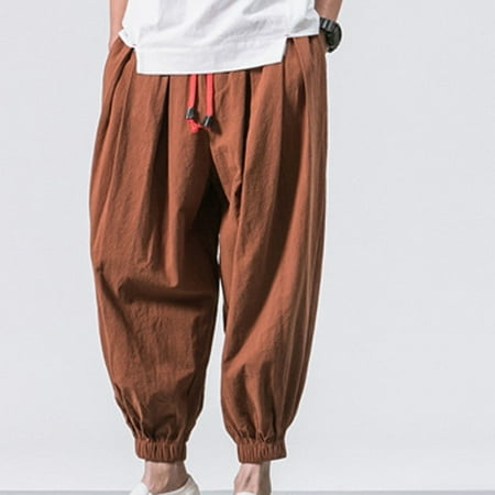 Moxiu Men s Cotton Linen Solid Color Pants Casual Loose Fit Elastic Waist Trousers Drawstring Baggy Wide Leg Yoga Pant
Moxiu Men s Cotton Linen Solid Color Pants Casual Loose Fit Elastic Waist Trousers Drawstring Baggy Wide Leg Yoga Pant
