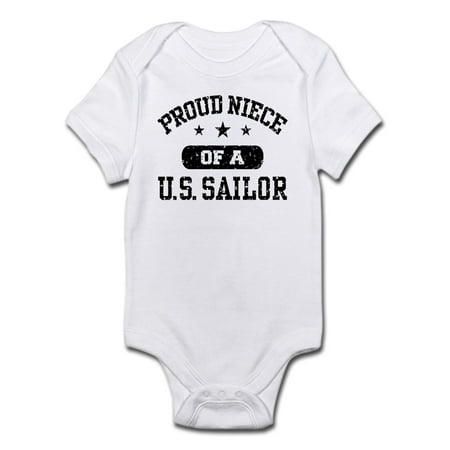 CafePress - Proud Niece Of A US Sailor Infant Bodysuit - Baby Light Bodysuit 
CafePress - Proud Niece Of A US Sailor Infant Bodysuit - Baby Light Bodysuit