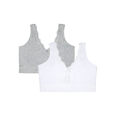 Fruit of the Loom Women’s Back Smoothing Full Coverage Wireless Bralette 2-Pack Style FT842A
Fruit of the Loom Women’s Back Smoothing Full Coverage Wireless Bralette 2-Pack Style FT842A