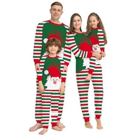 Matching Christmas Pajamas for Family Xmas Matching Pjs for Adults Kids Stripe Holiday Home Xmas Family Sleepwear Set
Matching Christmas Pajamas for Family Xmas Matching Pjs for Adults Kids Stripe Holiday Home Xmas Family Sleepwear Set