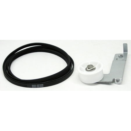Supco DRYSAMKT Samsung Dryer Belt 6602-001655 and Pulley DC96-00882C Kit