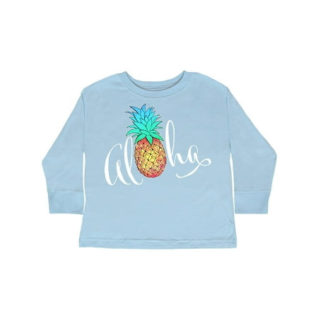 Inktastic Aloha- in cursive with pineapple rainbow colors Gift Toddler Boy or Toddler Girl Long Sleeve T-Shirt
Inktastic Aloha- in cursive with pineapple rainbow colors Gift Toddler Boy or Toddler Girl Long Sleeve T-Shirt