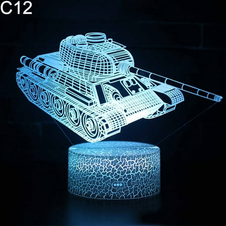 FLW Vehicle 3D Illusion Color Changing LED Desk Light Children Room Table Night Lamp
FLW Vehicle 3D Illusion Color Changing LED Desk Light Children Room Table Night Lamp