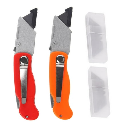 OOKWE Practical Folding Utility Knife For Paper Plastic Cutting With Replacement Blade
OOKWE Practical Folding Utility Knife For Paper Plastic Cutting With Replacement Blade