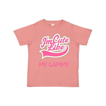 Inktastic Cute Like My Gammy Gift Toddler Toddler Girl T-Shirt
Inktastic Cute Like My Gammy Gift Toddler Toddler Girl T-Shirt