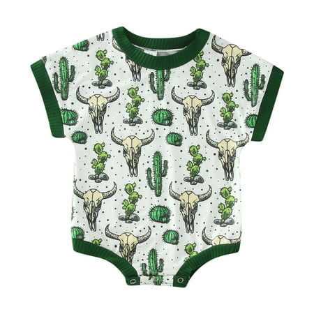 Boys Girls Short Sleeve Cartoon Cow Printed Romper Bodysuits Newborn Infant Clothes Child Clothing Streetwear Dailywear Outwear
Boys Girls Short Sleeve Cartoon Cow Printed Romper Bodysuits Newborn Infant Clothes Child Clothing Streetwear Dailywear Outwear