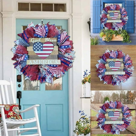 ECHOYY Independence Day Wreath Home Decoration Decoration Props Colorful Bows Wooden Signs Letter Decorations
ECHOYY Independence Day Wreath Home Decoration Decoration Props Colorful Bows Wooden Signs Letter Decorations