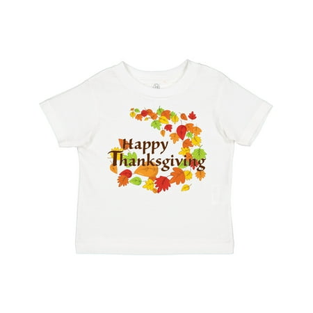 Inktastic Happy Thanksgiving Gift Toddler Boy or Toddler Girl T-Shirt