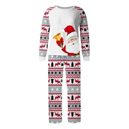 JIASEN Christmas Family Matching Pajamas Set Parent-child Print Long Sleeve T shirt Tops and Casual Loose Plaid Pants Sleepwear for Women Men Kids Baby Holiday Outfits
JIASEN Christmas Family Matching Pajamas Set Parent-child Print Long Sleeve T shirt Tops and Casual Loose Plaid Pants Sleepwear for Women Men Kids Baby Holiday Outfits